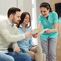 Patients reviewing their dental insurance coverage in Carlisle, PA