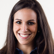 Brunette woman smiling