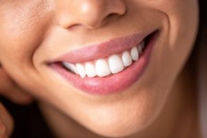 Woman smiling